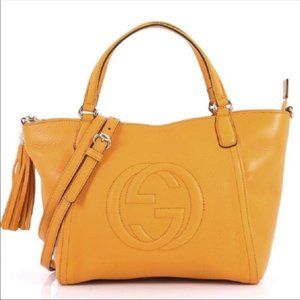 Orange Gucci Soho Tote